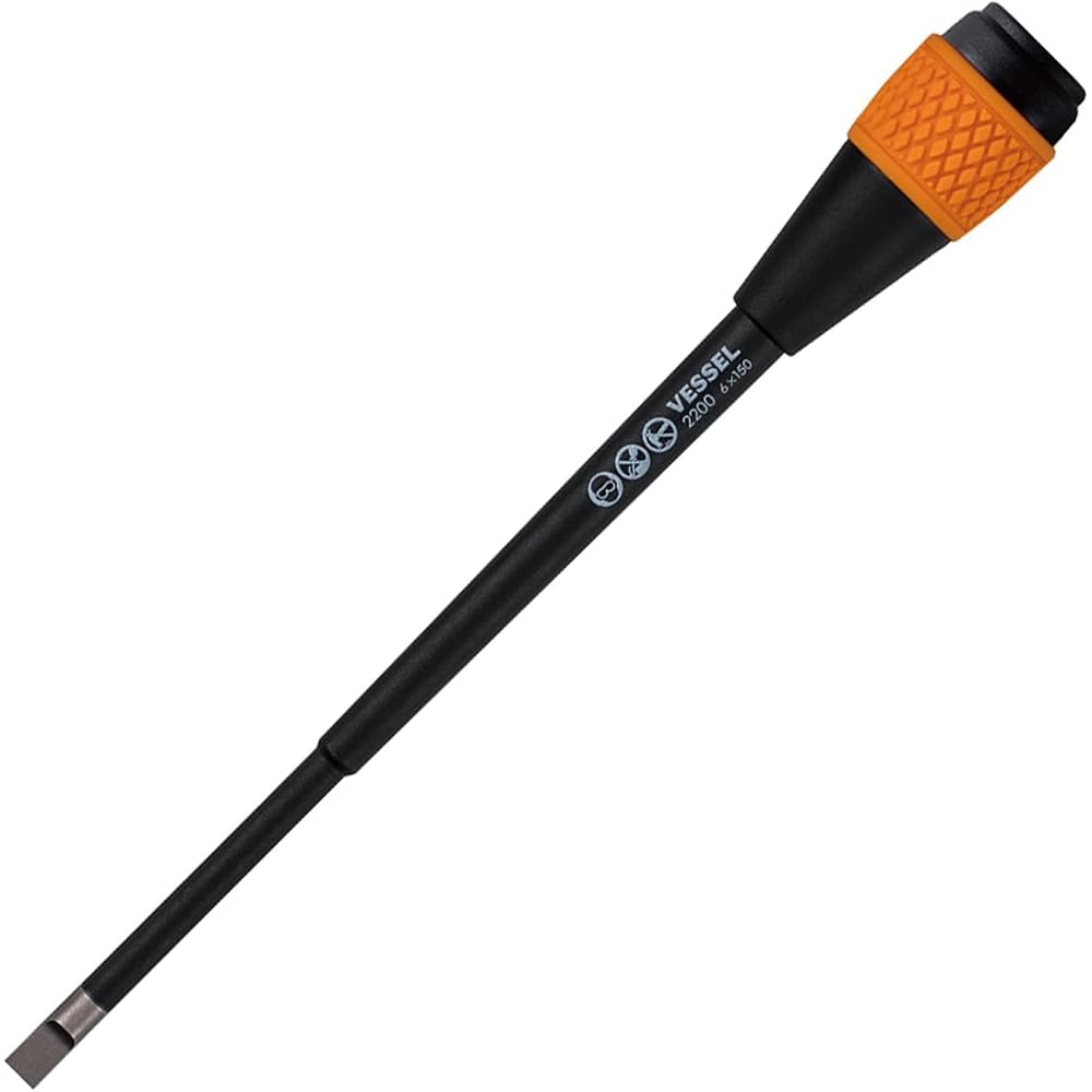 VESSEL Ball Ratchet Screwdriver Replacement Shank 2200B(-) 6×150