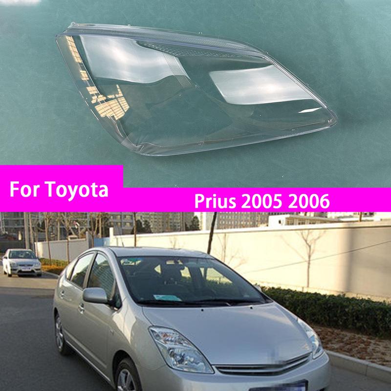 For Toyota Prius 2005-2008 Headlamp Transparent Cover Lamp Shade Headlight Shell Lens Plexiglass Replace Original Lampshade