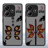 Demon Slayer Kokushibo Funda Back Phone Cover Case for Xiaomi Redmi Note 14 A4 12 10 14C 11 13 Pro Plus 13C 9S