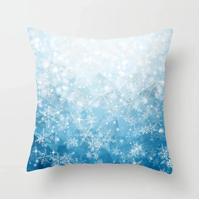 

Наволочки с рождественской тематикой Аксессуары для автомобиля Офис Санта-Клаус Гостевые диваны Домашние наволочки 40x40cm