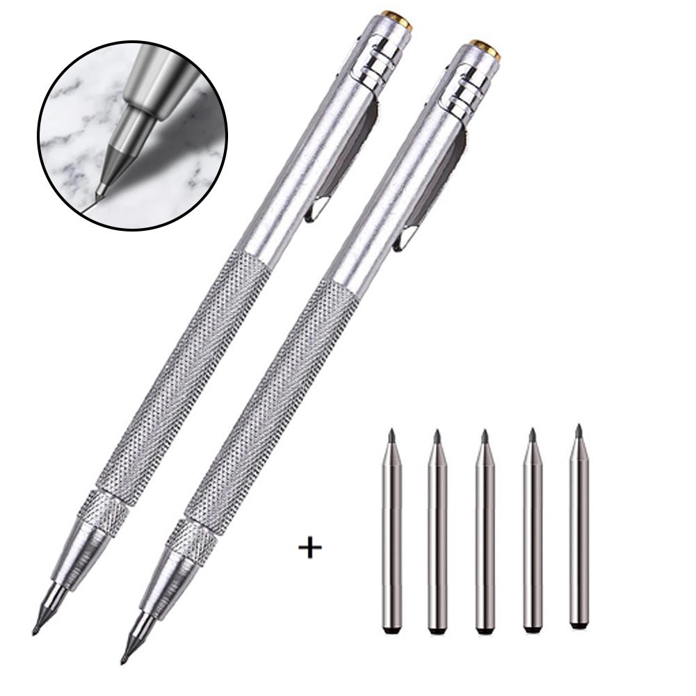 Pluma de grabado de cerámica para herramientas manuales de carpintería para vidrio de hoja de metal
