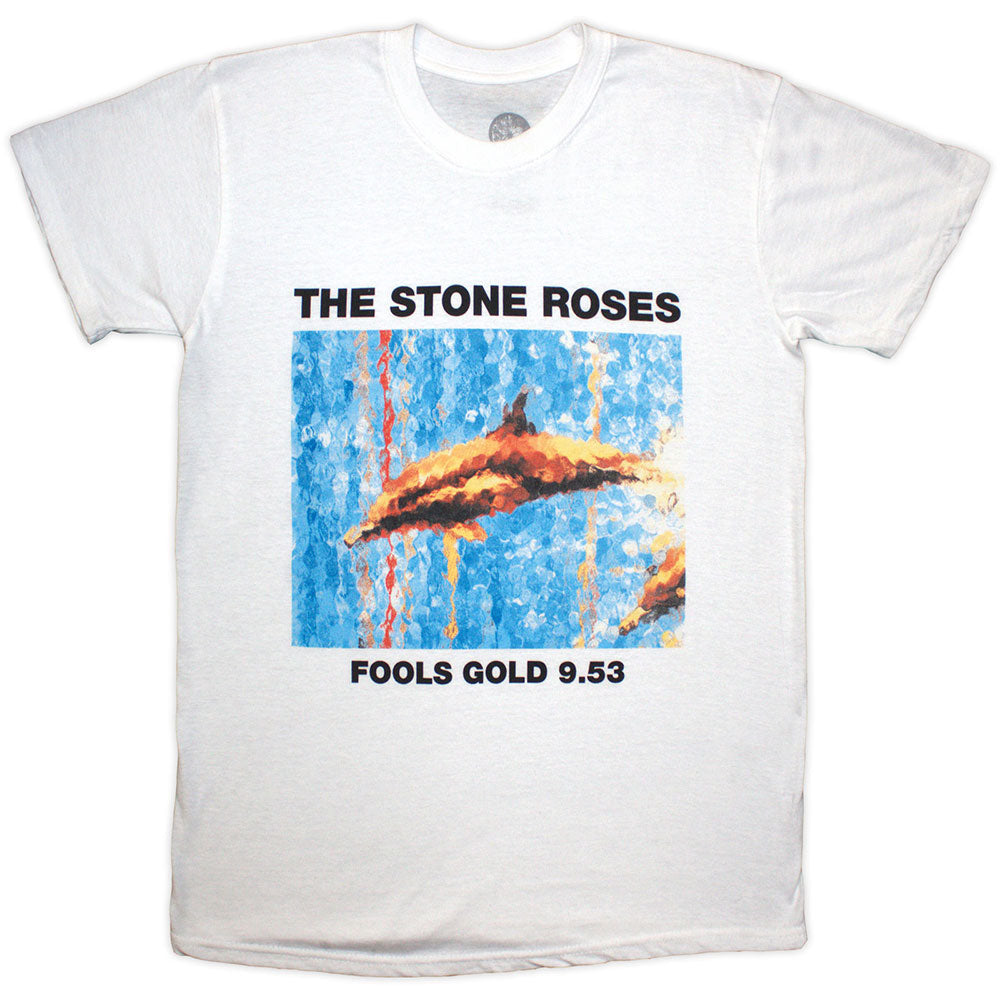 The Stone Roses TShirt Fools Gold White OFFICIAL NEW XL