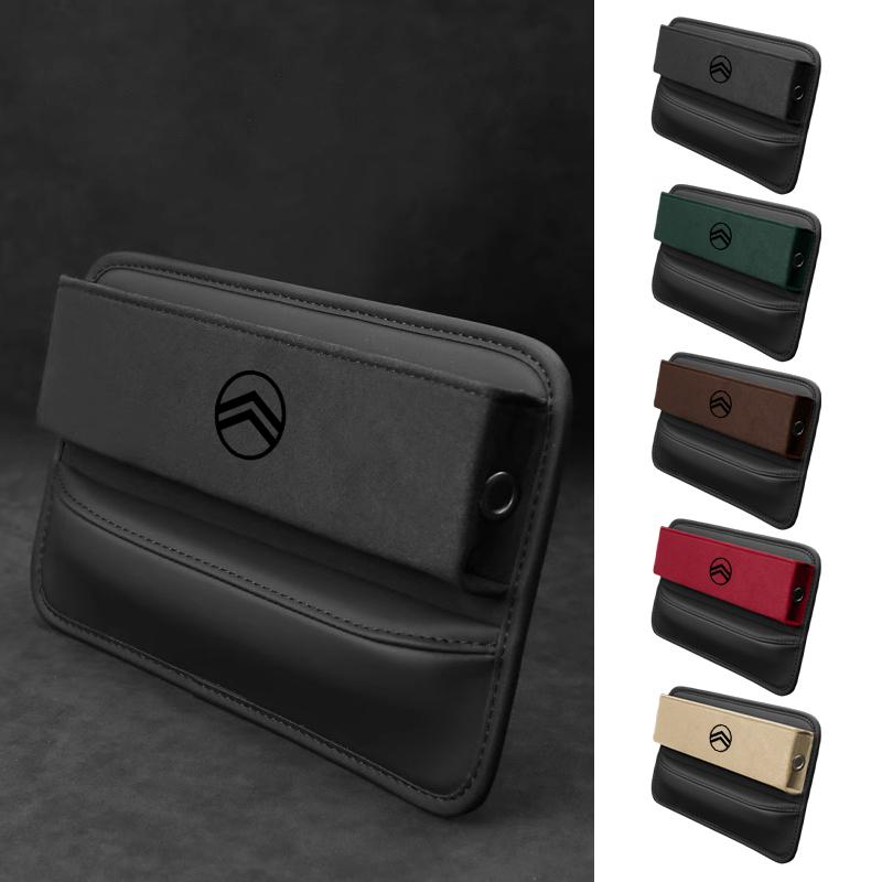 Car Gap Storage Box Suede Leather For Citroen C4 C3 C5 C1 C2 Berlingo Celysee Cactus Picasso Aircross Saxo Grand