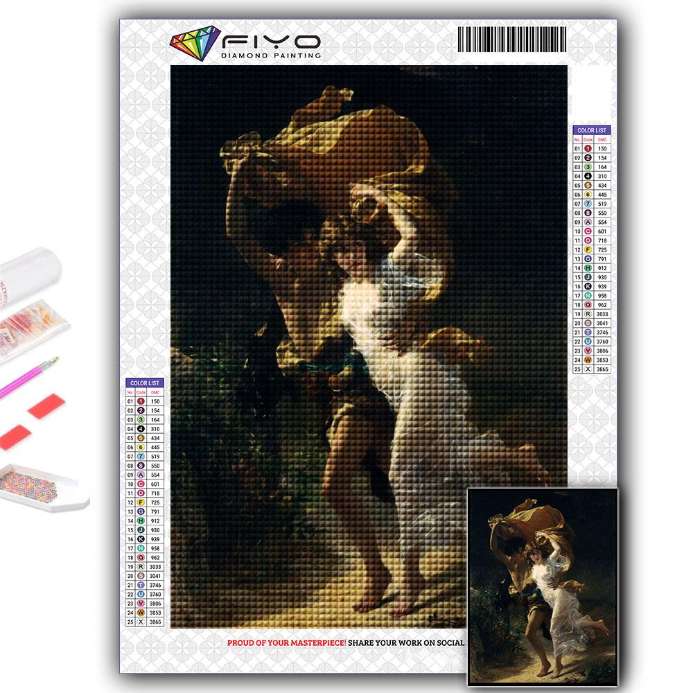 5D DIY Diamond Painting Cross Stitch World Famous Painting Diamond Embroidery Mosaic Wall Art Home Decoration