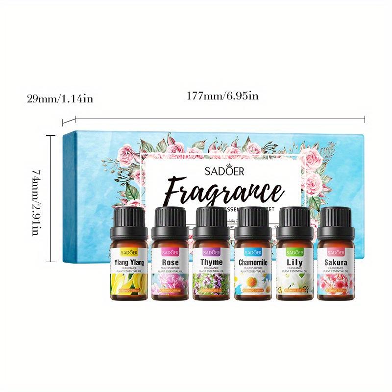 

6шт / коробка. Ароматные растительные эфирные масла. Nourish The Skin, Universal Body Essence Fragrance Essential Oil Set Body All-purpose Serum 6cps/box