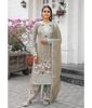 Indian Designer Chinon Silk Salwar Suit Women Bollywood Party Wear Salwar Kameez