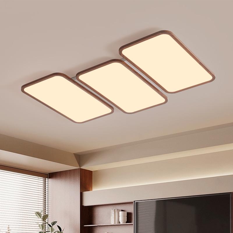 Modern Chinese-Style Ultra-Thin Rectangular Ceiling Light for Living Room and Bedroom