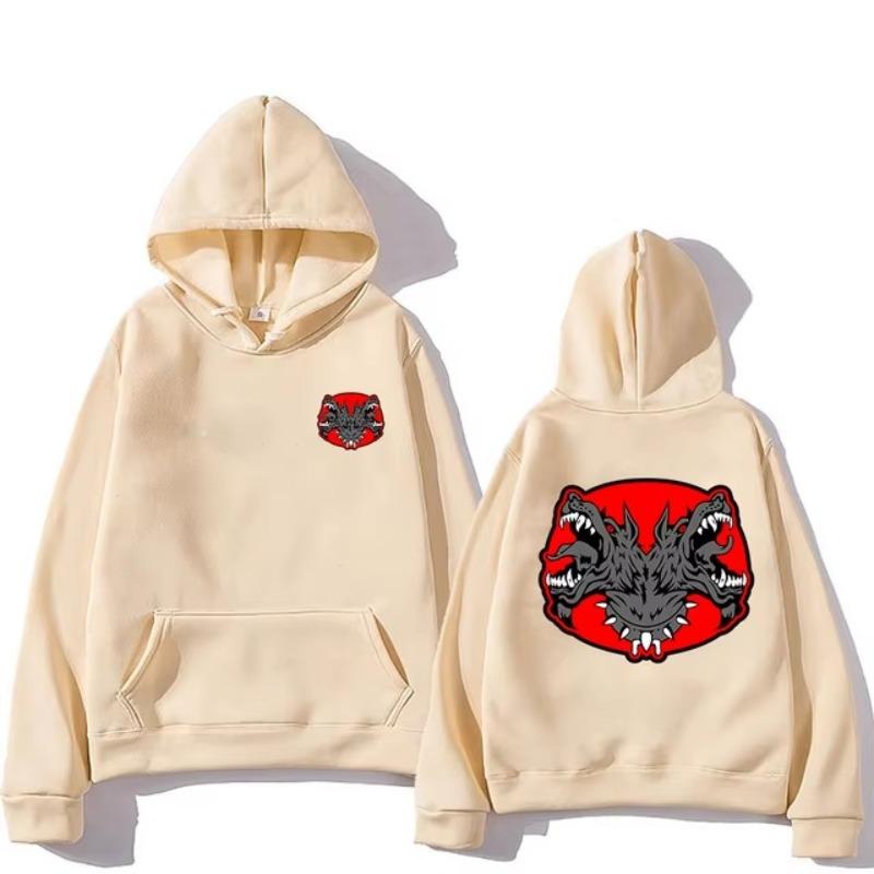 Autumn Men's Fashionable Printed Hooded Sweatshirt Casual Long Sleeved Anime Women's Pullover