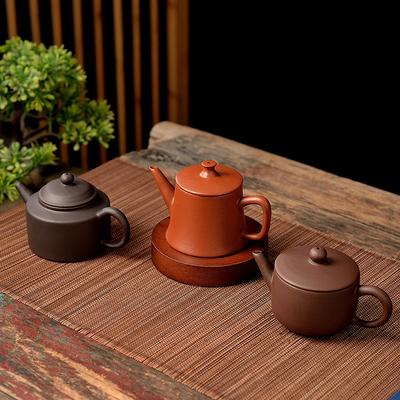 Μικρή χειροποίητη τσαγιέρα από λάσπη Zhu, τσαγιέρα από μωβ άργιλο, τσαγιέρα Xishi, φούρνος Hanwa, η τσαγιέρα μπορεί να κόψει το νερό.