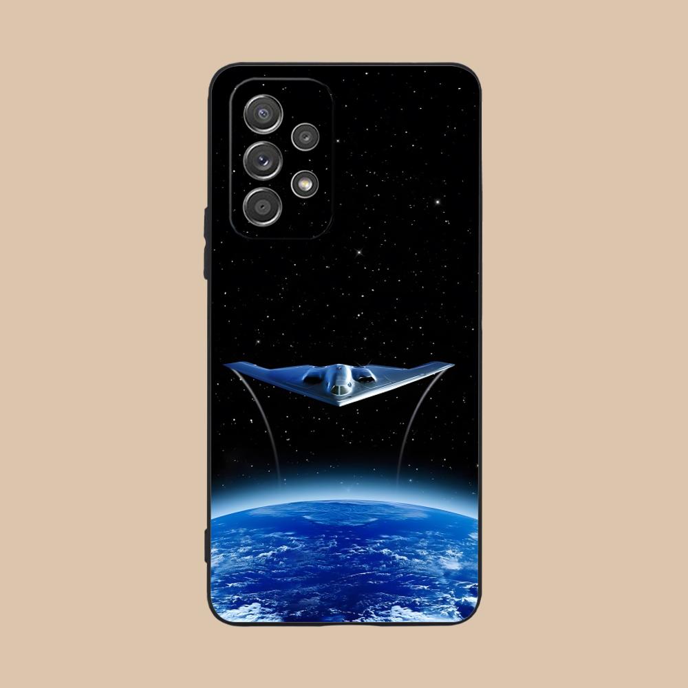 AirForce Plane Mobile Phone Case for Samsung Galaxy M55 54 42 35 34 33 32 23 22 15 14 13 12 F55 5G Colour Protective Cover