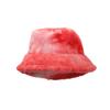 Lady Winter Bucket Hat  Fisherman Cap Warm Furry Cap Fluffy Hats