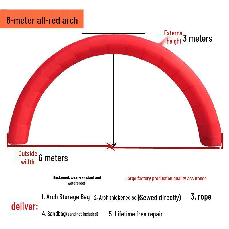 Inflatable Rainbow Arch for Wedding Celebrations and Outdoor Advertising