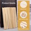 3-8mm Round Natural Wooden Bamboo Sticks DIY Handmade Craft Making Small Wooden Stick Material For Woodworking Supplies Graft