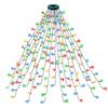 24V 400LED 280LED Albero di Natale Stringa di luce Decorazione dell'albero di Natale Luce colorata Cascata Luce Albero di Natale all'aperto Illuminazione paesaggistica