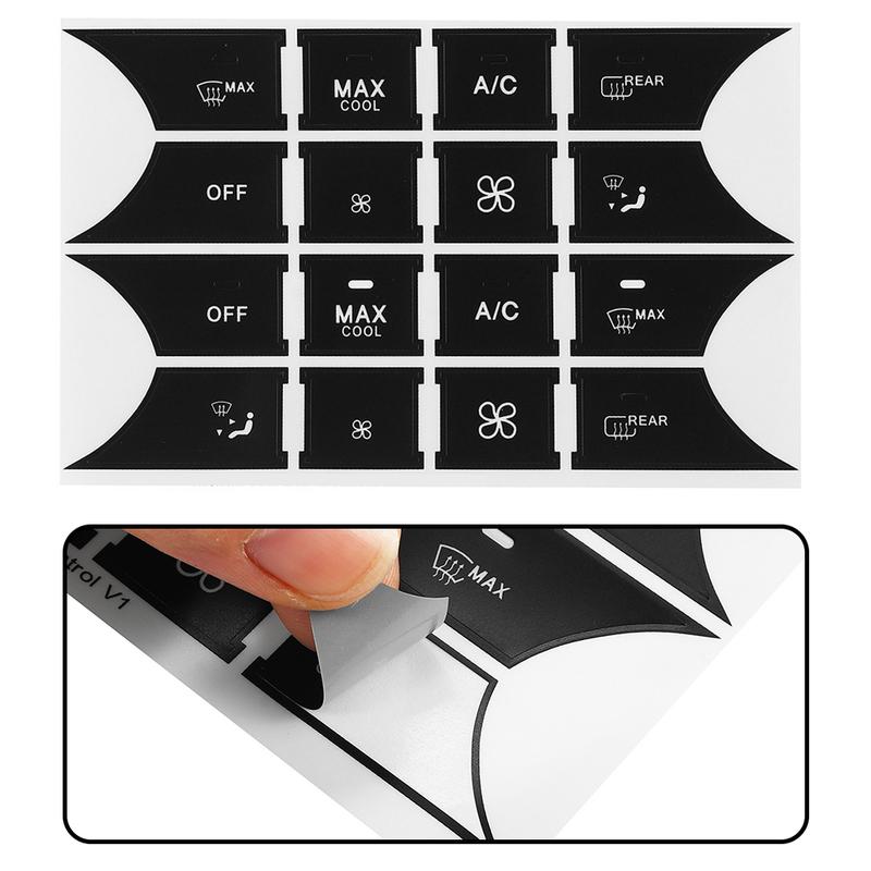 Car A/C Door Lock Window Switch Button Repair Sticker Decals Stickers For Benz GLK350 C Class CLS C218 W172 W204 W212 W218 W207
