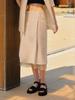 Onaenon Color Block Long Skirt New5Ms537