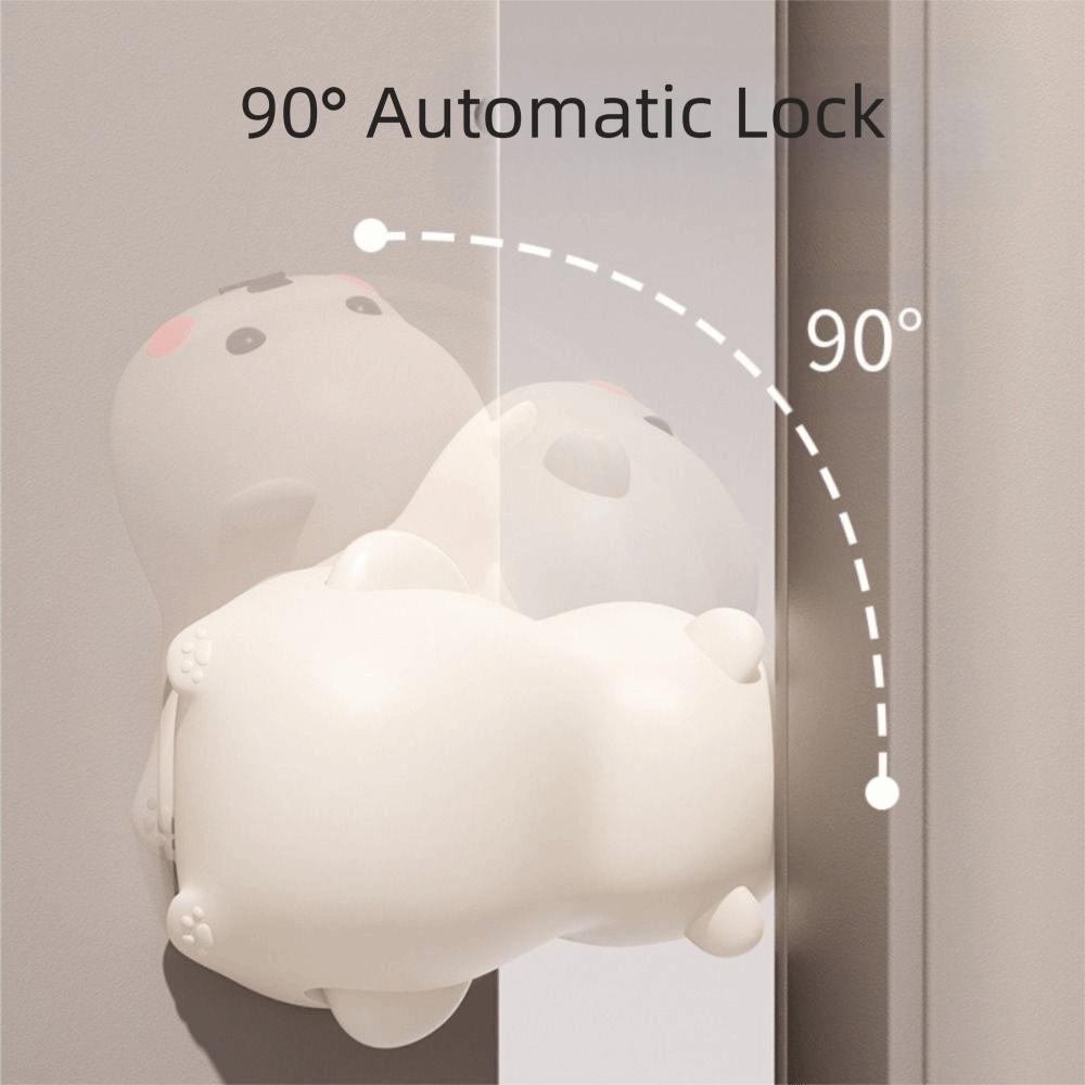 Silicone Door Stopper Windproof Function Cartoon Animal Anti Pinch Guard Hand Buffer Automatic Closing Prevention