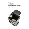 Expandable Pet Carrier Backpack for Cats Small Dogs, Breathable Foldable Travel Bag with Side Extension and Safety Leash