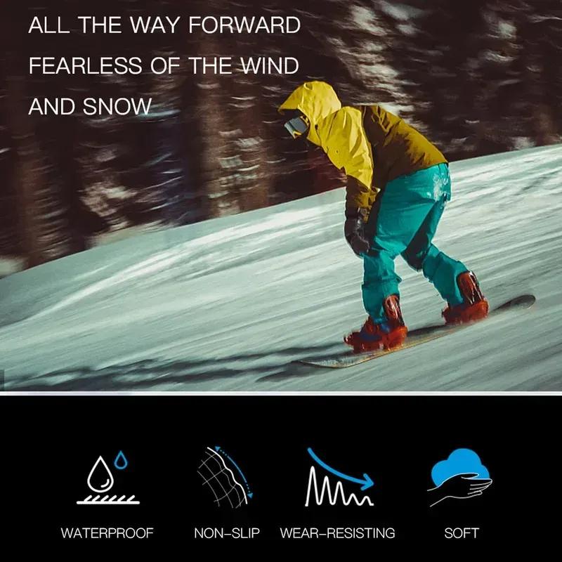 Warm Waterproof Touch Screen Motorcycle Ski Cycling Gloves Winter Outdoor Sports Driving Running Dirt Bike Riding A0081