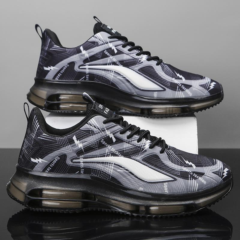 

Кроссовки мужские осенне-зимние взрывные амортизация воздушной подушки большой размер мужская обувь 46 молодежные кроссовки для бега 47 студенческие повседневные кроссовки для бега 47 чёрный