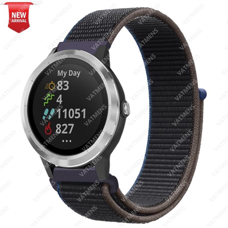 20mm 22mm Nylonarmband für Garmin Venu SQ 2 2s Forerunner 645 Smartwatch-Armband Armband Garmin Vivoactive 3 4 Armband