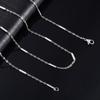 2mm Chic Link O Chain with Cylinder Stainless Steel Long Necklace for Women Ladies Choker on the Neck Jewelry Making Accessories