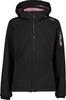 CMP Softshell Jacket Zip Hood Women (39A5006) Ferrari Black