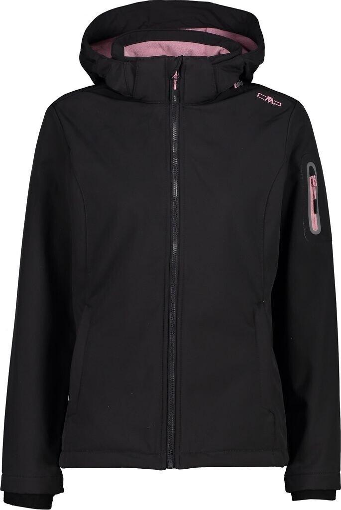 CMP Softshell Jacket Zip Hood Women (39A5006) Ferrari Black