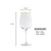 Nordic Vertical Stripe Gold Rim Champagne Glass High Stem Wine Glass Home Red Wine And Cocktail Glass