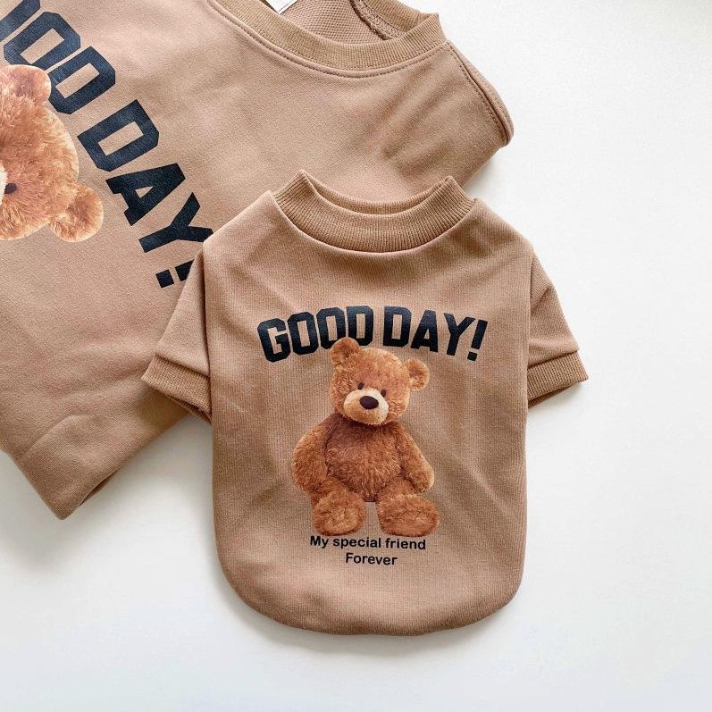 Autumn Pet Sweatshirt Teddy Puppy Clothes Than Panda Pomeranian Yorkshire Schnauzer Small Dog Winter
