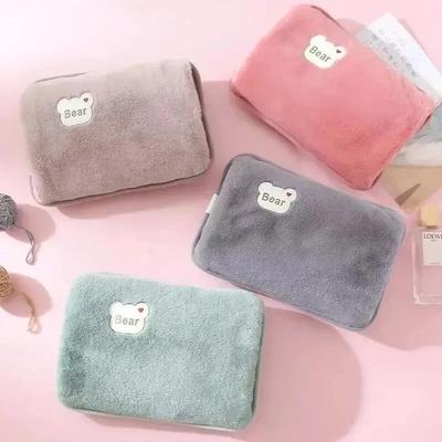 Rechargeable Hot Water Bottle - Cute Electric Hand Warmer (EU Plug), Reusable Hot Compress Bag & Pocket Warmer