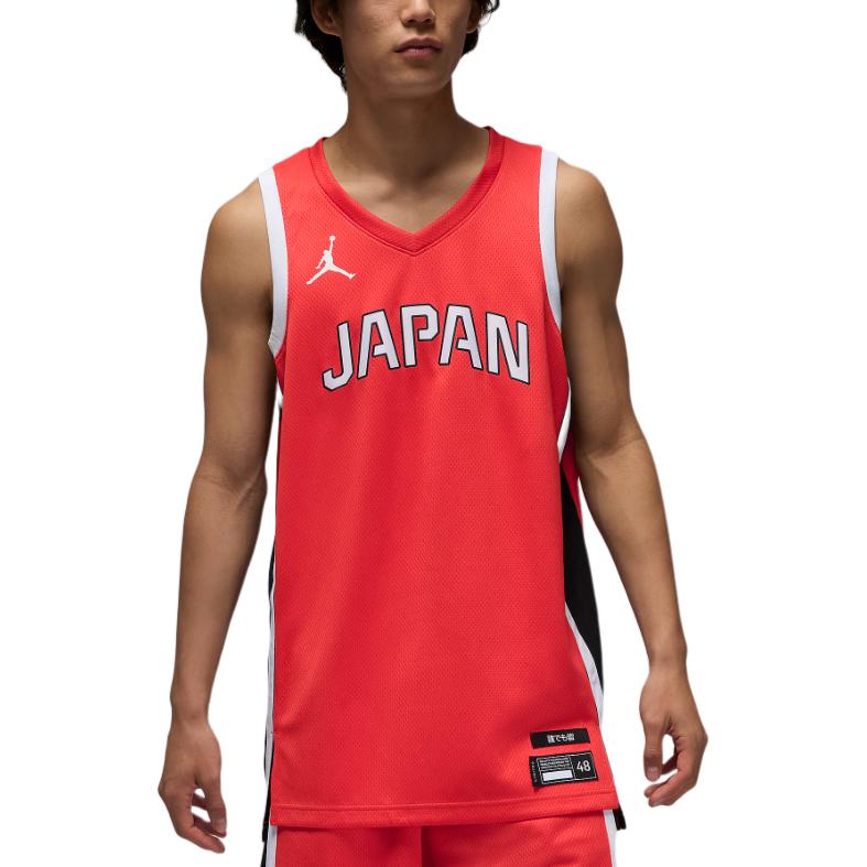 Jordan Basketball Jersey Men s Pepper Red FQ0377-673 XS