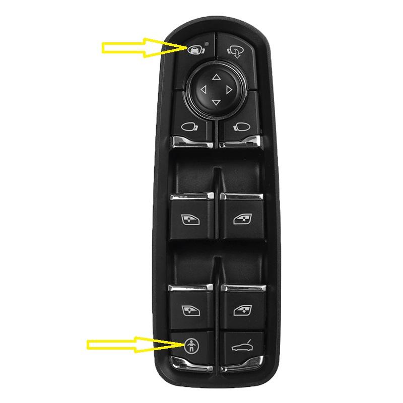 7PP959858AEDML Electric Power Window Switch Car 7PP959858RDML 7PP959858MDML Fit For Porsche Cayenne Macan Panamera 2011-2017