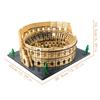 Non-Toxic 2860Pcs The Roman Colosseum Building Blocks Toys Model Colosseum Assemble Puzzle Bricks Toy Sets Desktop Ornament Gifts 14+Years
