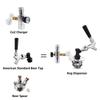 Beer Tap Dispenser, Mini Keg Growler Spear with Ball Lock Disconnect & Carbonate Mini Co2 Charger Kit