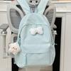 Schoolbag New Japanese Schoolbag Women's Simple Fresh and Versatile Junior High School Students Ins Bow Backpack Casual Backpack