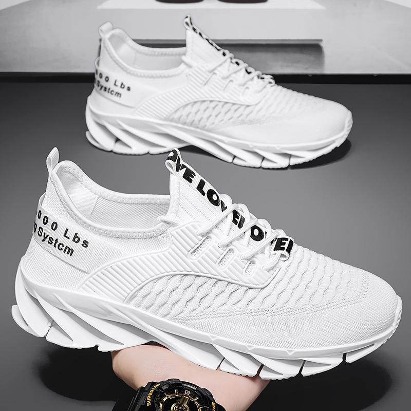 Blade Men's Shoes, Breathable, Odorless, Casual Sports Shoes, Versatile, Trendy Shoes, Rebound and Shock-absorbing Running Shoes