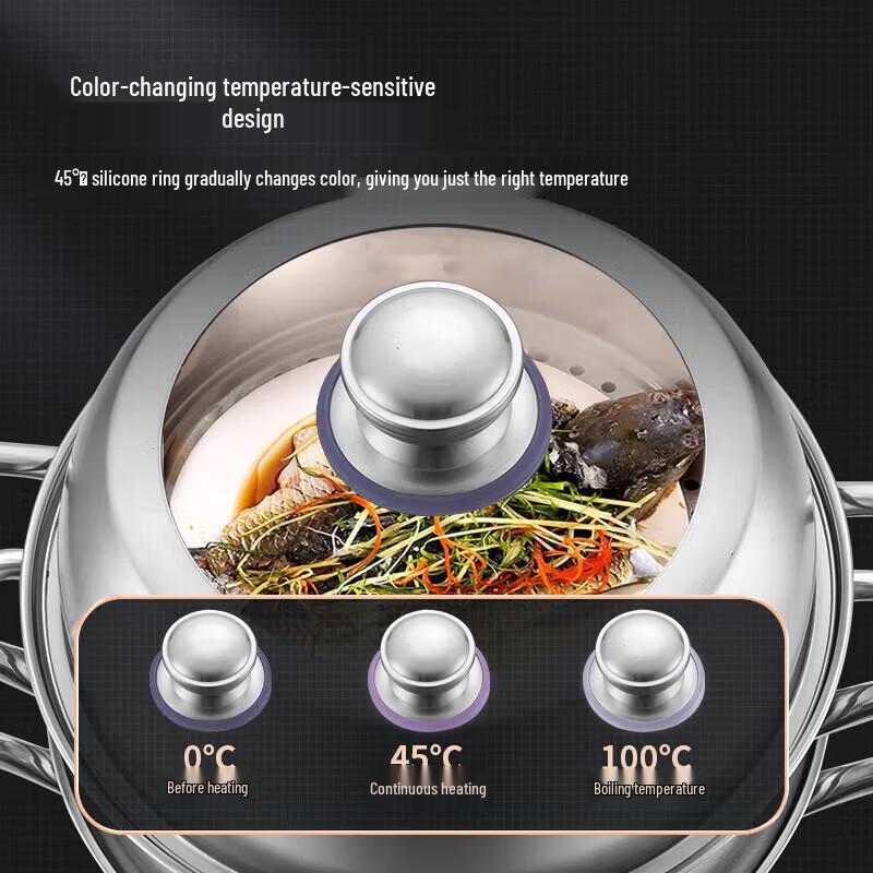 maxcook 304 Stainless Steel Steamer & Soup Pot