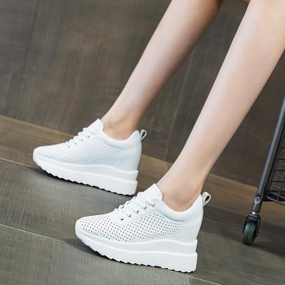 Trend Sunday Summer Women's Shoes New Hole Sandals Platform Muffin Inner Height Increase Casual Shoes