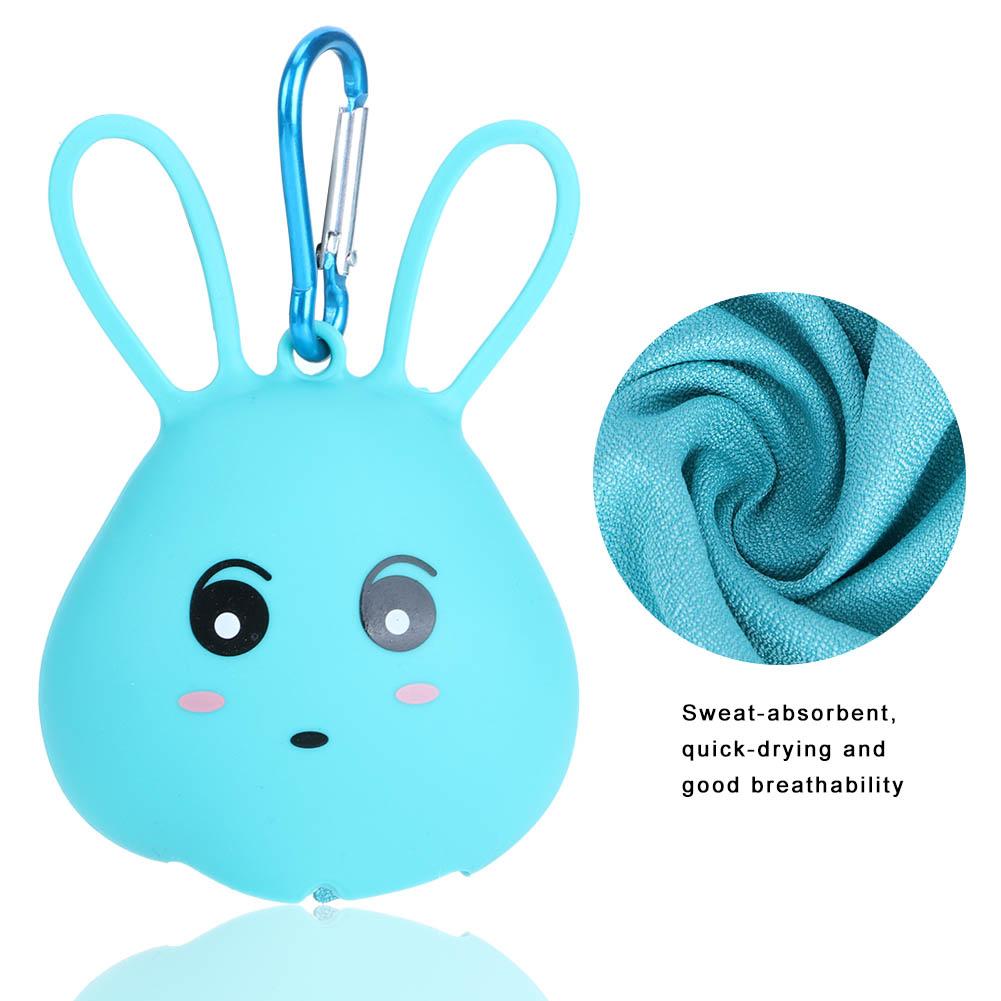 30x80cm Cute Cartoon Microfiber Portable Quick Drying Travel Camping Sports Towel for Outdoor