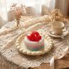 Jumbo Simulation Strawberry Cake  Pu Slow Rising Cute Squeeze Toy For Backpack Pendant Decoration