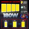 2/4Pcs LED 180W Bulbs 9005 9006 6000K Car Headlight Auto Lamp For Honda Civic 2004 2005 2006 2007 2008 2009 2010 2011 2012-2015