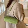 Handbag Suede Pillow Handbag Shoulder Bag Solid Color Tote Bag Casual Slouchy Hobo Bags  Holiday