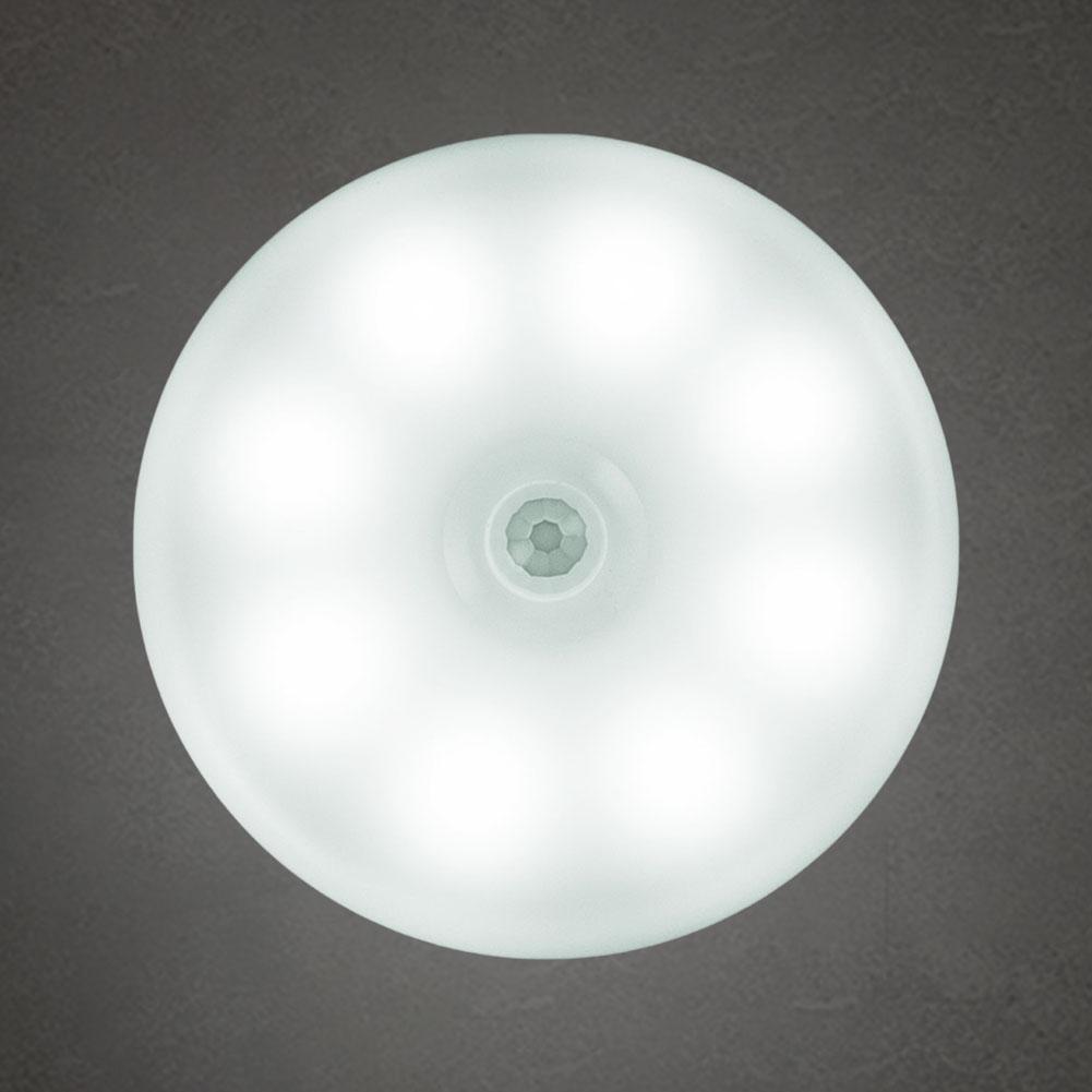 Motion Sensor Night Light USB Charging Wireless Motion Sensor Lamp Battery Powered for Kitchen Bedroom Hallway Closet