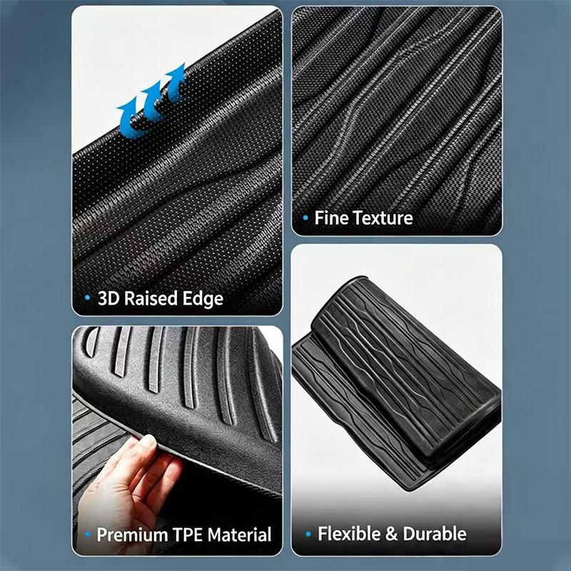 For BYD Seal 06 DM-i Touring Version 2025 2026 Car Trunk Mat TPE Rear Boot Carpet All Weather Waterproof Cargo Liner Floor Mats