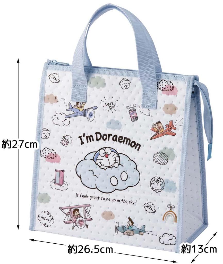 Skater Lunch Insulated Lunch Doraemon Sky Sanrio Bag, Non-Woven Fabric, Bag, Walk, FBC1-A