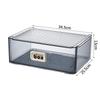 Transparent Dustproof Stackable Medicine Storage Box - Multi-functional Large Drawer-Type for Household Use