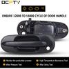 OCPTY Door Handle Exterior Front Driver Left Side Replacement fit 1997-2001 for Honda for CR-V Outside Door Handle Black