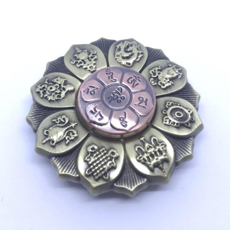 Top Fingertip spinning top Buddha eye lotus wheel finger spinning top
