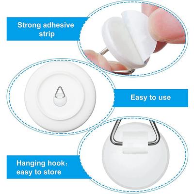 ABWR-2X Plate Hanger Adhesive Wall Hanger Round Adhesive Hanger Hook,Adhesive Self Adhesive Hooks Sticky Wall Hooks